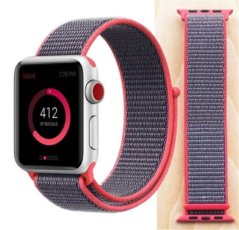 Bracelet de rechange en nylon avec boucle de sport pour Apple Watch iWatch Bracelet de rechange en nylon avec boucle de sport pour Apple Watch iWatch